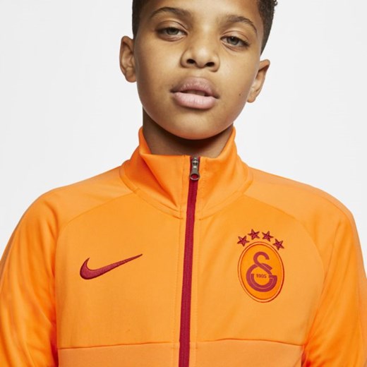 Dresowa bluza piłkarska dla dużych dzieci Galatasaray - Pomarańczowy Nike XS Nike poland