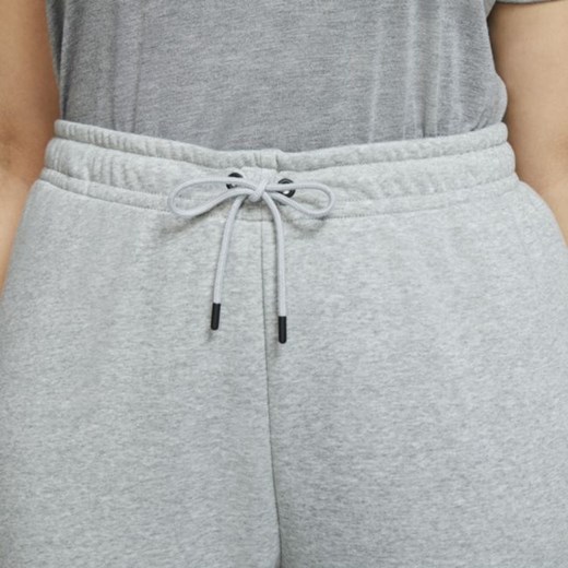 Damskie spodnie z dzianiny Nike Sportswear Essential (duże rozmiary) - Szary Nike 1X Nike poland