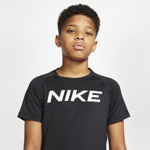 Koszulka treningowa z krótkim rękawem dla dużych dzieci (chłopców) Nike Pro - Nike L Nike poland