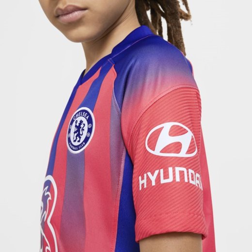 Koszulka piłkarska dla dużych dzieci Chelsea FC Stadium 2020/21 (wersja trzecia) Nike M Nike poland