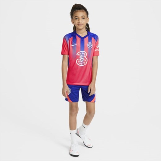 Koszulka piłkarska dla dużych dzieci Chelsea FC Stadium 2020/21 (wersja trzecia) Nike L Nike poland