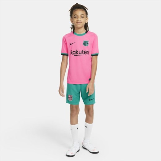 Spodenki piłkarskie dla dużych dzieci FC Barcelona Stadium 2020/21 (wersja Nike S Nike poland