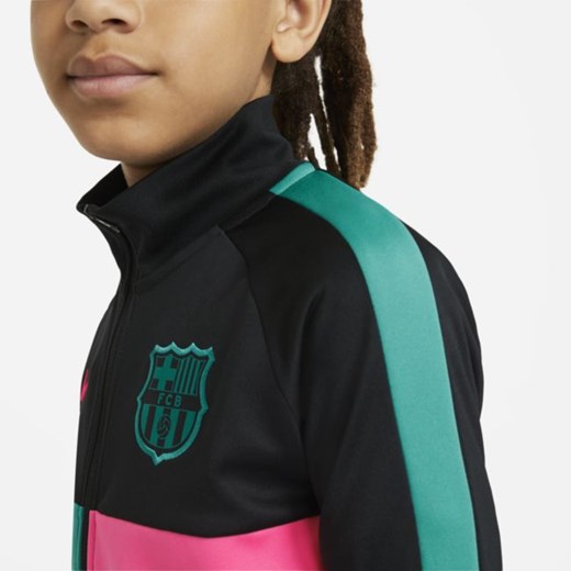 Dresowa bluza piłkarska z zamkiem na całej długości dla dużych dzieci FC Nike XL Nike poland