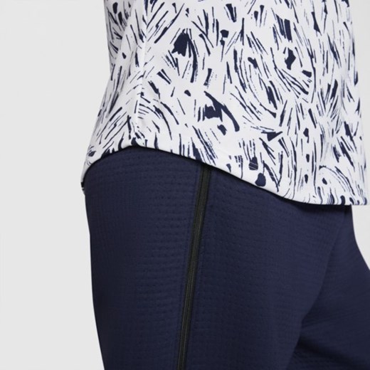 Nike bluzka damska w nadruki z krótkim rękawem z okrągłym dekoltem 