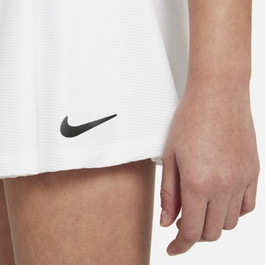 Spódniczka tenisowa dla dużych dzieci (dziewcząt) NikeCourt Victory - Biel Nike S Nike poland