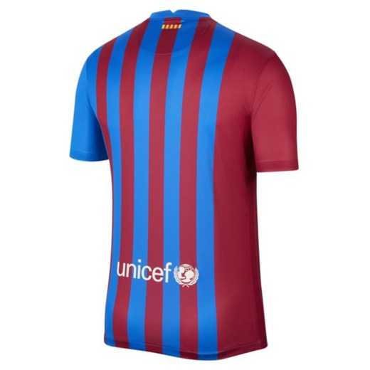 Męska koszulka piłkarska FC Barcelona 2021/22 Stadium (wersja domowa) - Nike XS promocja Nike poland