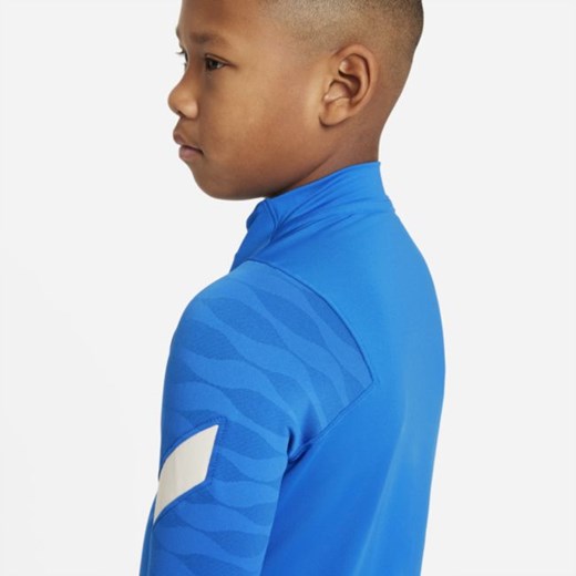Treningowa koszulka piłkarska dla dużych dzieci FC Barcelona Strike - Niebieski Nike M Nike poland