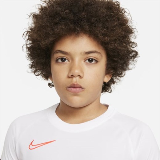 T-shirt chłopięce biały Nike z krótkim rękawem