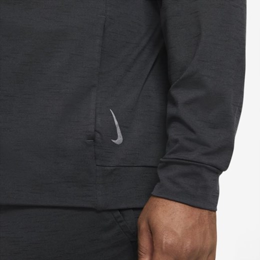 Męska kurtka z zamkiem na całej długości Nike Yoga Dri-FIT - Czerń Nike S Nike poland