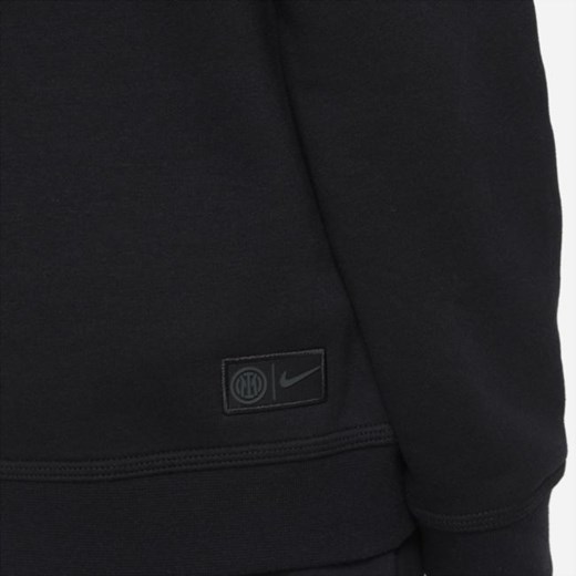 Dzianinowa bluza z kapturem i zamkiem na całej długości dla dużych dzieci Inter Nike XS Nike poland