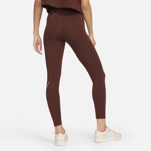 Damskie legginsy ze średnim stanem i logo Swoosh Nike Sportswear Essential - Nike XS Nike poland