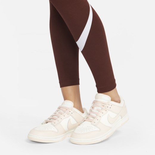 Damskie legginsy ze średnim stanem i logo Swoosh Nike Sportswear Essential - Nike L Nike poland