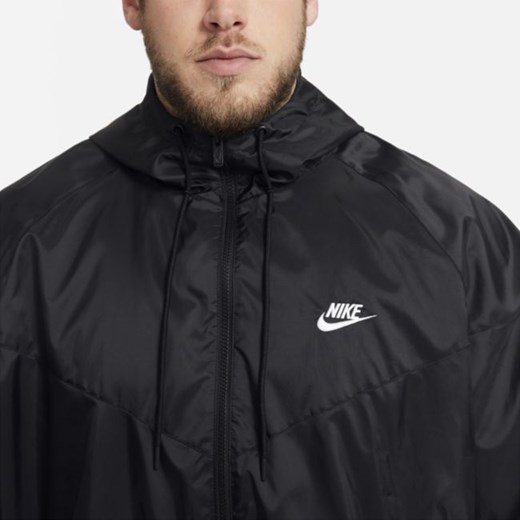 Męska kurtka z kapturem Nike Sportswear Windrunner - Czerń Nike XL Nike poland