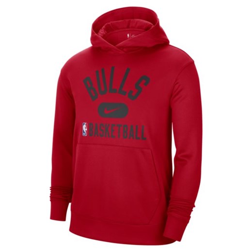 Męska bluza z kapturem Chicago Bulls Spotlight Nike Dri-FIT NBA - Czerwony Nike L Nike poland