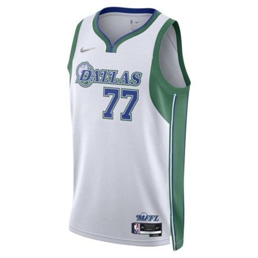 Koszulka Dallas Mavericks City Edition Nike Dri-FIT NBA Swingman - Biel Nike XL Nike poland