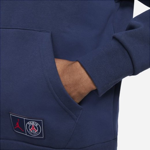 Męska dzianinowa bluza z kapturem Statement Paris Saint-Germain - Niebieski Nike S Nike poland