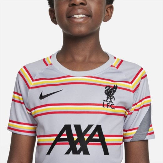 Przedmeczowa koszulka piłkarska dla dużych dzieci Nike Dri-FIT Liverpool FC - Nike S Nike poland