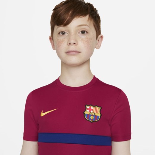 Koszulka piłkarska z krótkim rękawem dla dużych dzieci Nike Dri-FIT FC Barcelona Nike S Nike poland
