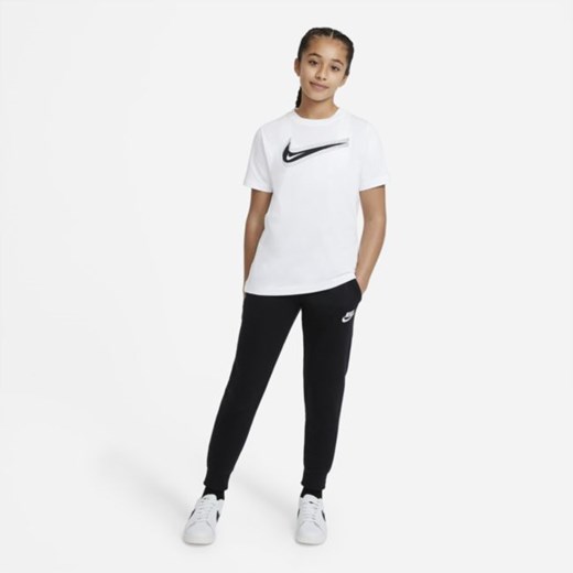 T-shirt dla dużych dzieci Swoosh Nike Sportswear - Biel Nike M Nike poland