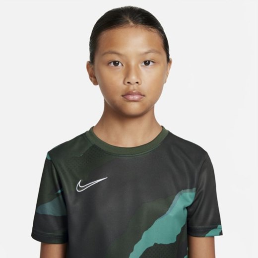 Koszulka piłkarska z krótkim rękawem dla dużych dzieci Nike - Zieleń Nike M Nike poland