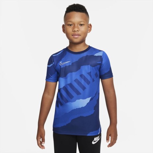 Koszulka piłkarska z krótkim rękawem dla dużych dzieci Nike - Niebieski Nike L Nike poland
