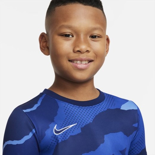 Koszulka piłkarska z krótkim rękawem dla dużych dzieci Nike - Niebieski Nike XS Nike poland