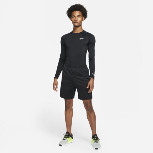 Męska koszulka z długim rękawem i o przylegającym kroju Nike Pro Dri-FIT - Czerń Nike 2XL Nike poland
