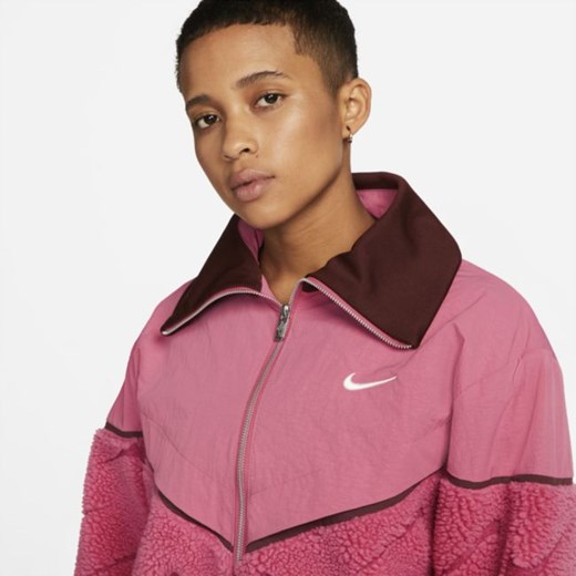 Kurtka damska Nike różowa bez kaptura
