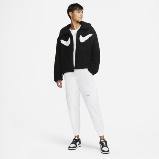 Damska kurtka z zamkiem na całej długości Nike Sportswear Swoosh - Czerń Nike XL Nike poland
