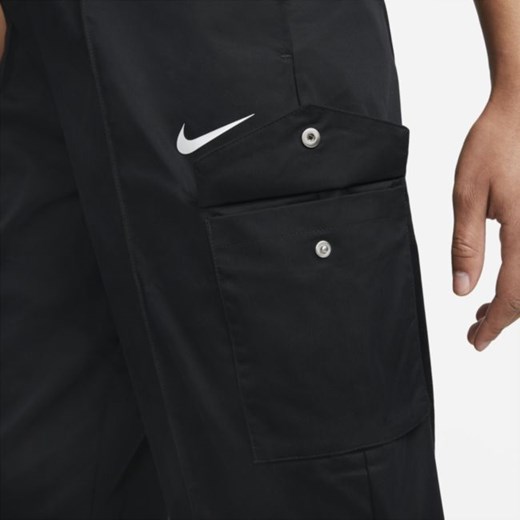 Damskie spodnie z tkaniny z wysokim stanem podkreślające sylwetkę Nike Nike M Nike poland