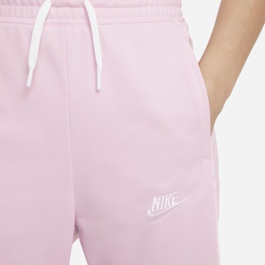 Dres z wysokim stanem dla dużych dzieci (dziewcząt) Nike Sportswear - Różowy Nike XS Nike poland