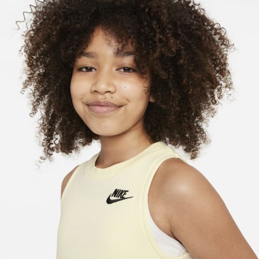 Sukienka z dzianiny dresowej dla dużych dzieci (dziewcząt) Nike Sportswear - Nike XL promocja Nike poland