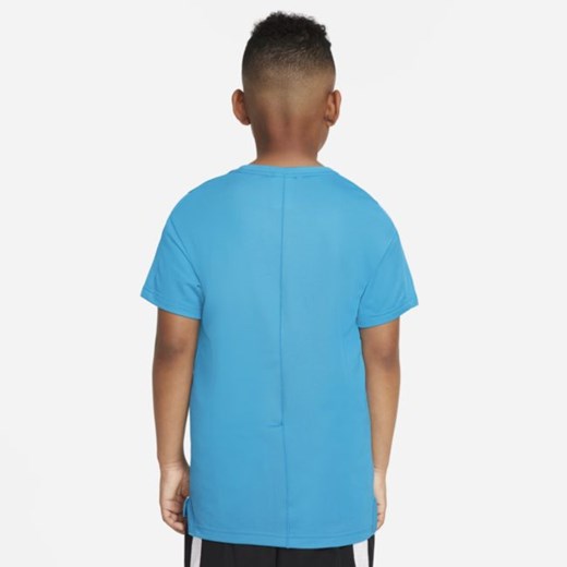 Koszulka treningowa z nadrukiem dla dużych dzieci (chłopców) Nike Dri-FIT - Nike L Nike poland wyprzedaż