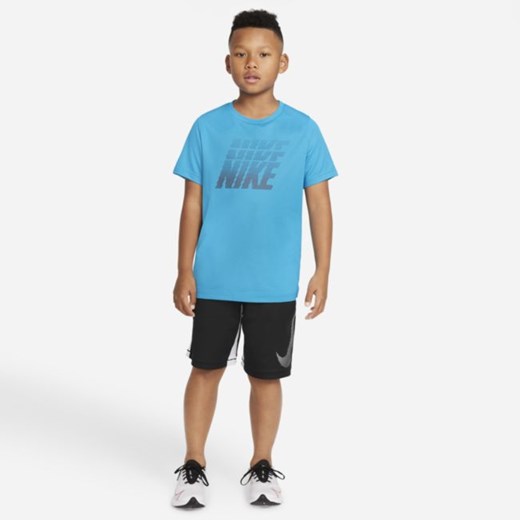 Koszulka treningowa z nadrukiem dla dużych dzieci (chłopców) Nike Dri-FIT - Nike S Nike poland