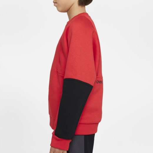 Bluza dresowa dla dużych dzieci (chłopców) Nike Air - Czerwony Nike M Nike poland