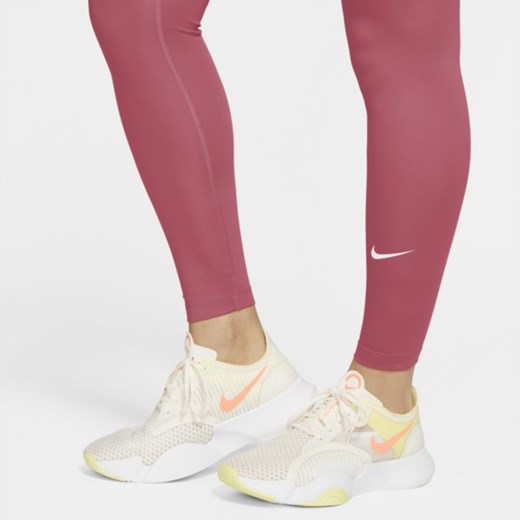 Ciążowe legginsy damskie z wysokim stanem Nike One (M) - Różowy Nike L Nike poland okazja