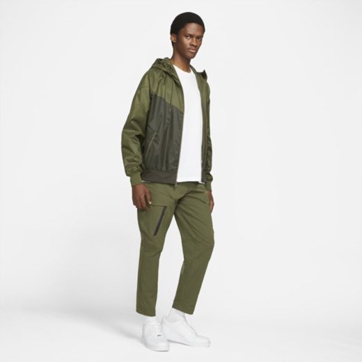 Męskie bojówki z tkaniny bez podszewki Nike Sportswear Tech Essentials - Zieleń Nike 36 Nike poland promocja