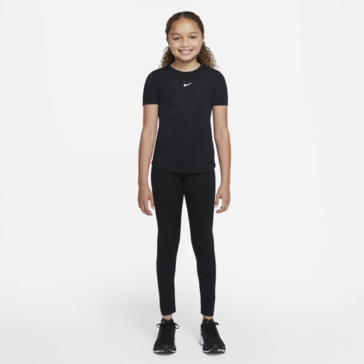 Koszulka z krótkim rękawem dla dużych dzieci (dziewcząt) Nike Dri-FIT One - Nike L Nike poland