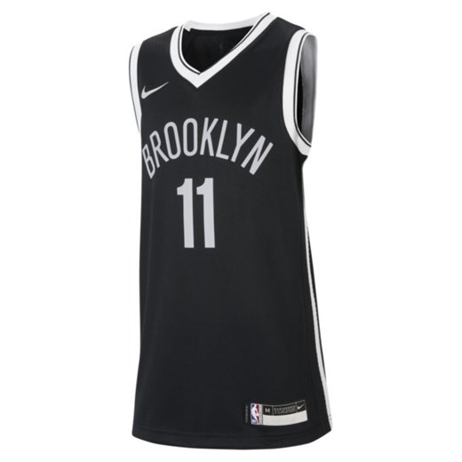 Koszulka dla dużych dzieci Nike NBA Swingman Brooklyn Nets Icon Edition - Czerń Nike M Nike poland