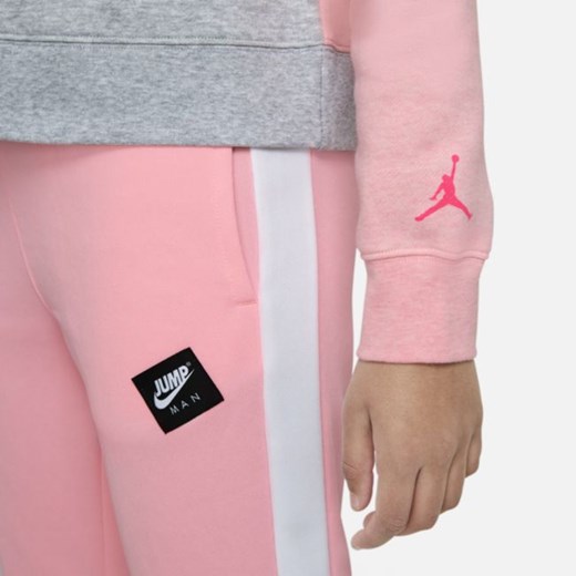 Bluza z kapturem dla dużych dzieci (dziewcząt) Jordan - Różowy Jordan M Nike poland