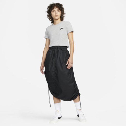 Bluzka damska szara Nike jerseyowa na lato 