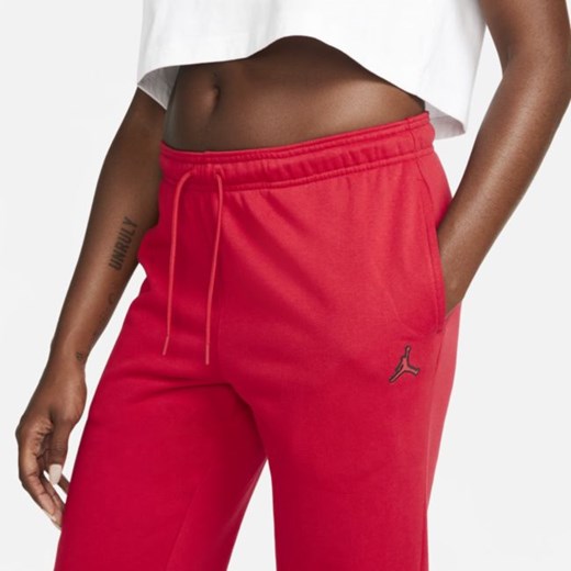 Damskie spodnie z dzianiny Jordan Essentials - Czerwony Jordan XS Nike poland