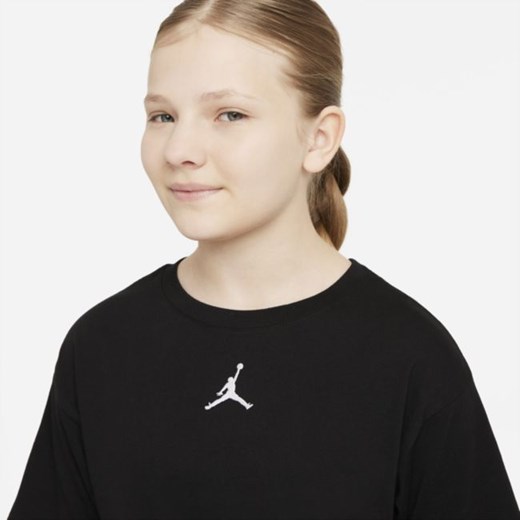 T-shirt dla dużych dzieci (dziewcząt) Jordan - Czerń Jordan XL Nike poland