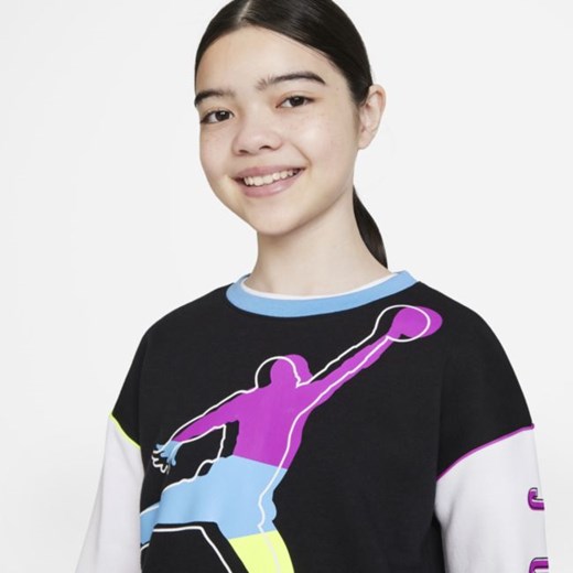 Bluza dla dużych dzieci (dziewcząt) Jordan - Czerń Jordan L Nike poland