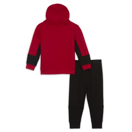 Zestaw bluza z kapturem i spodnie dla niemowląt (12–24 M) Jordan - Czerwony Jordan 46 Nike poland
