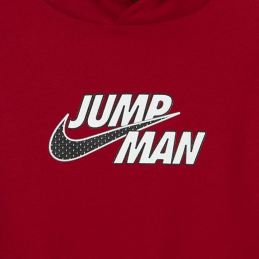 Zestaw bluza z kapturem i spodnie dla niemowląt (12–24 M) Jordan - Czerwony Jordan 52.5 Nike poland