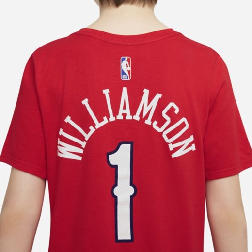 T-shirt NBA dla dużych dzieci New Orleans Pelicans Statement Edition - Czerwony Nike M Nike poland