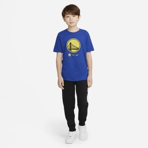 T-shirt dla dużych dzieci Golden State Warriors Nike Dri-FIT NBA - Niebieski Nike S Nike poland