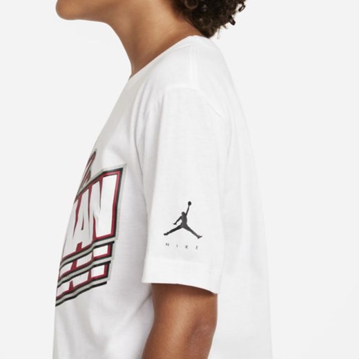 T-shirt dla dużych dzieci (chłopców) Jordan Jumpman - Biel Jordan L Nike poland