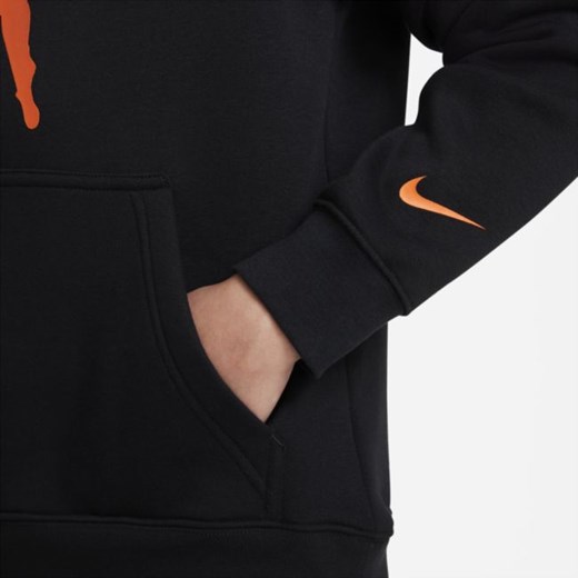 Dzianinowa bluza z kapturem dla dużych dzieci WNBA Essential - Czerń Nike M Nike poland